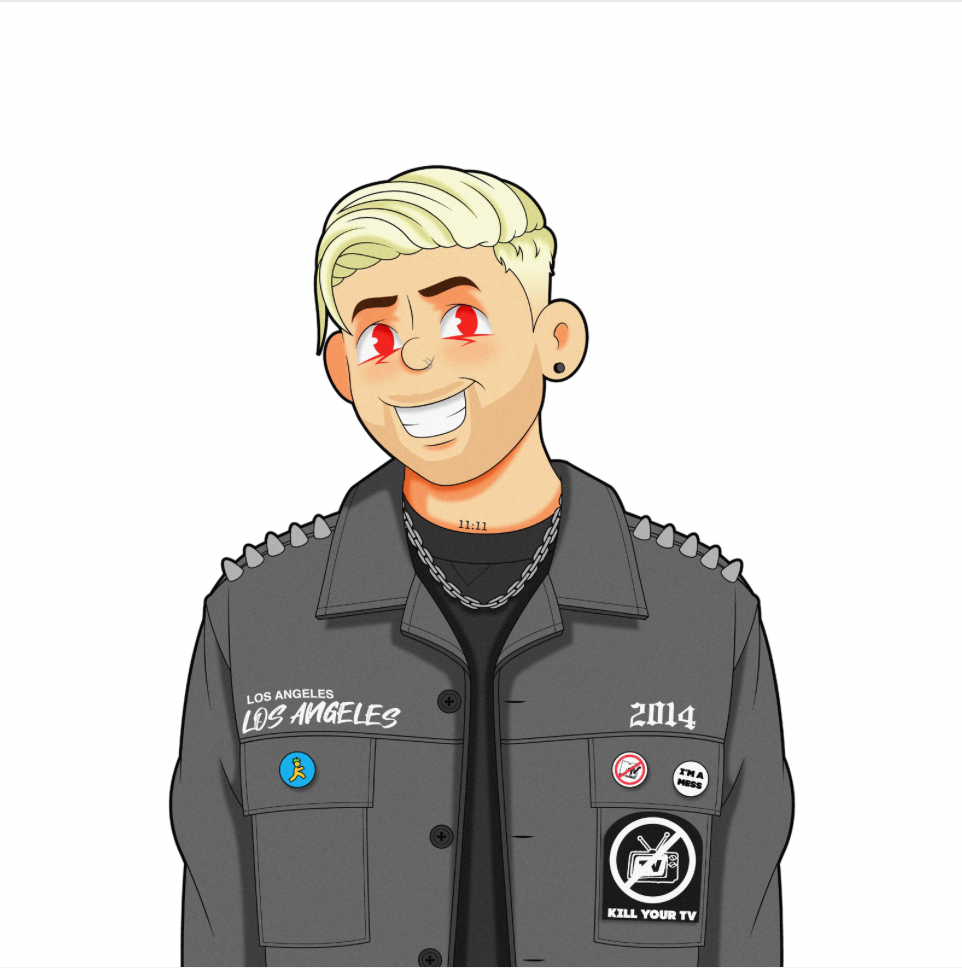 Art by Joseph Ghost Heart Sticker